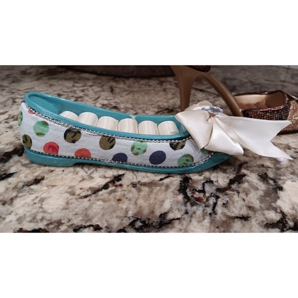 2 X Adorable Elaborate Shoe Ring Jewlery Holders. Exquisitely Crafted Accessory - Picture 6 of 16